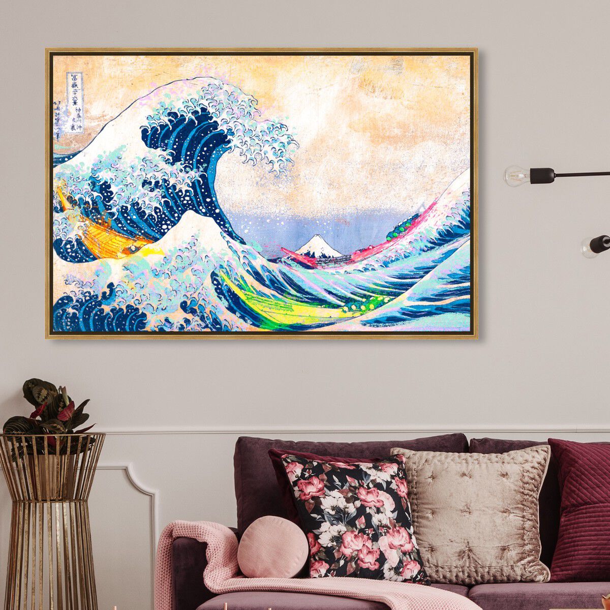 54x36/Framed Canvas/PSGLD