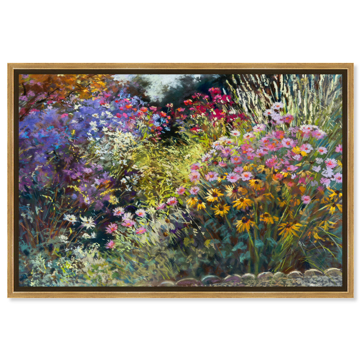 54x36/Framed Canvas/PSGLD