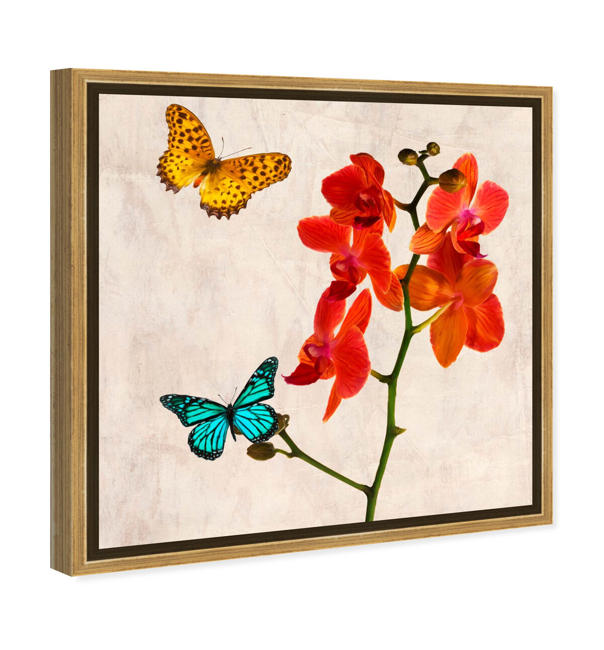 40x40/Framed Canvas/PSGLD