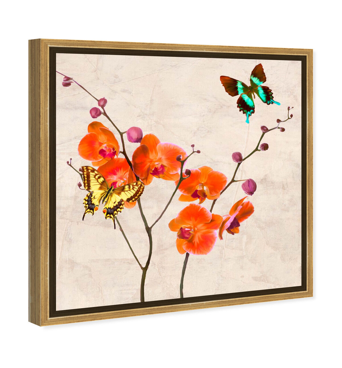 40x40/Framed Canvas/PSGLD