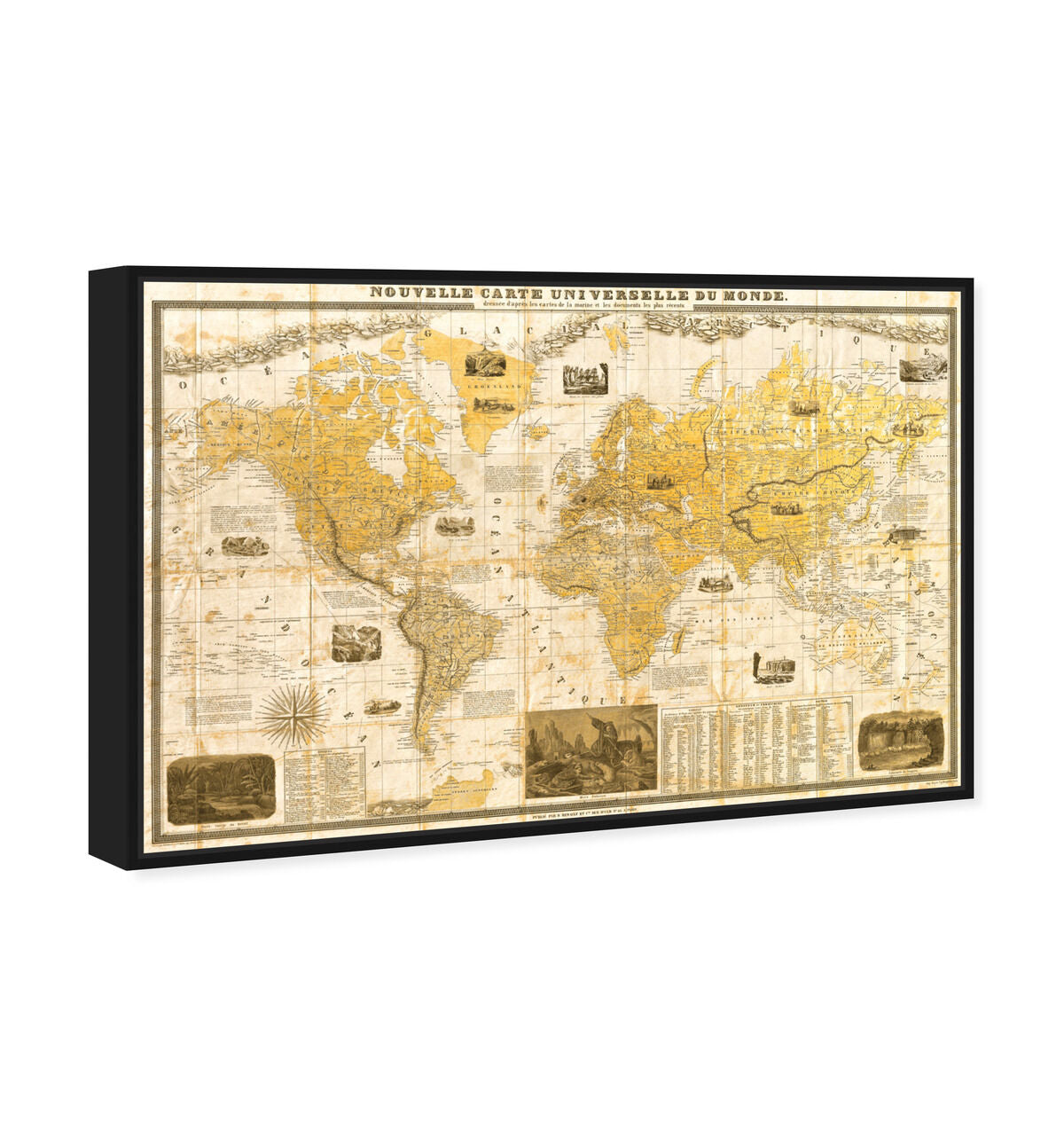 54x36/Framed Canvas/BFL
