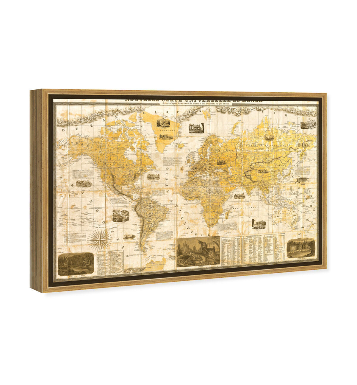 54x36/Framed Canvas/PSGLD