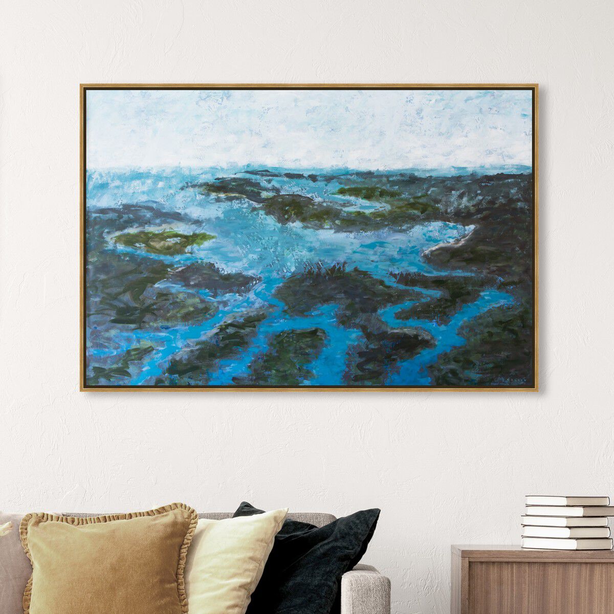 54x36/Framed Canvas/PSGLD