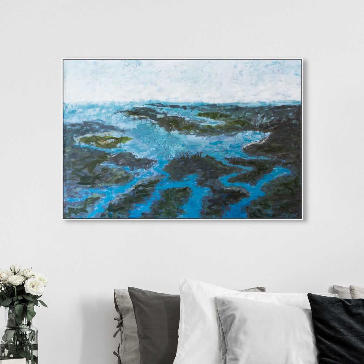54x36/Framed Canvas/WFL