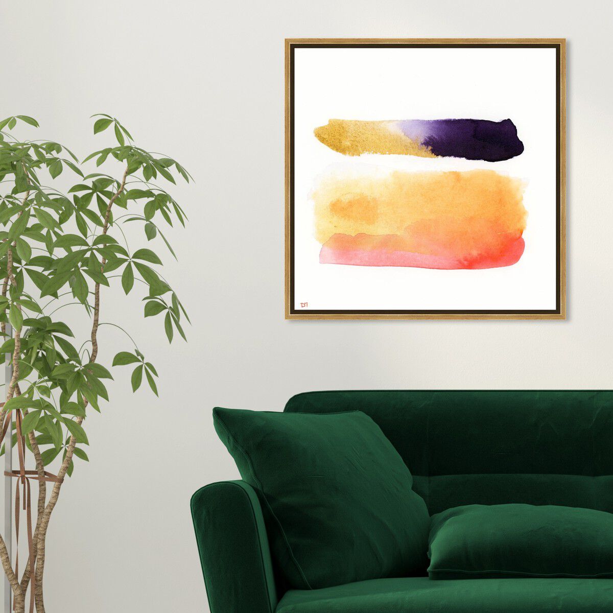 40x40/Framed Canvas/PSGLD