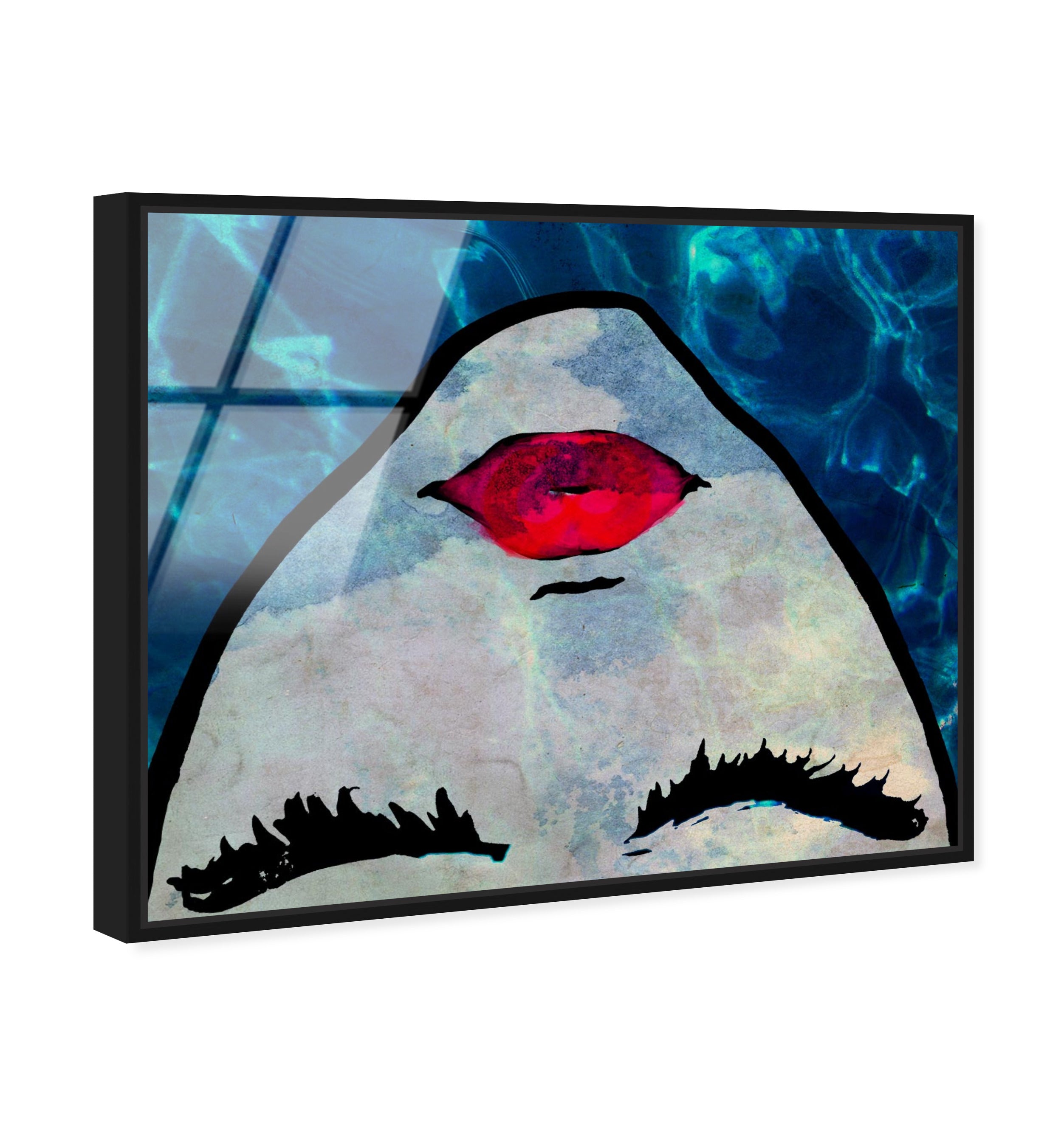 Water Coveted Blue Sea | Fashion and Glam Wall Art by Oliver Gal