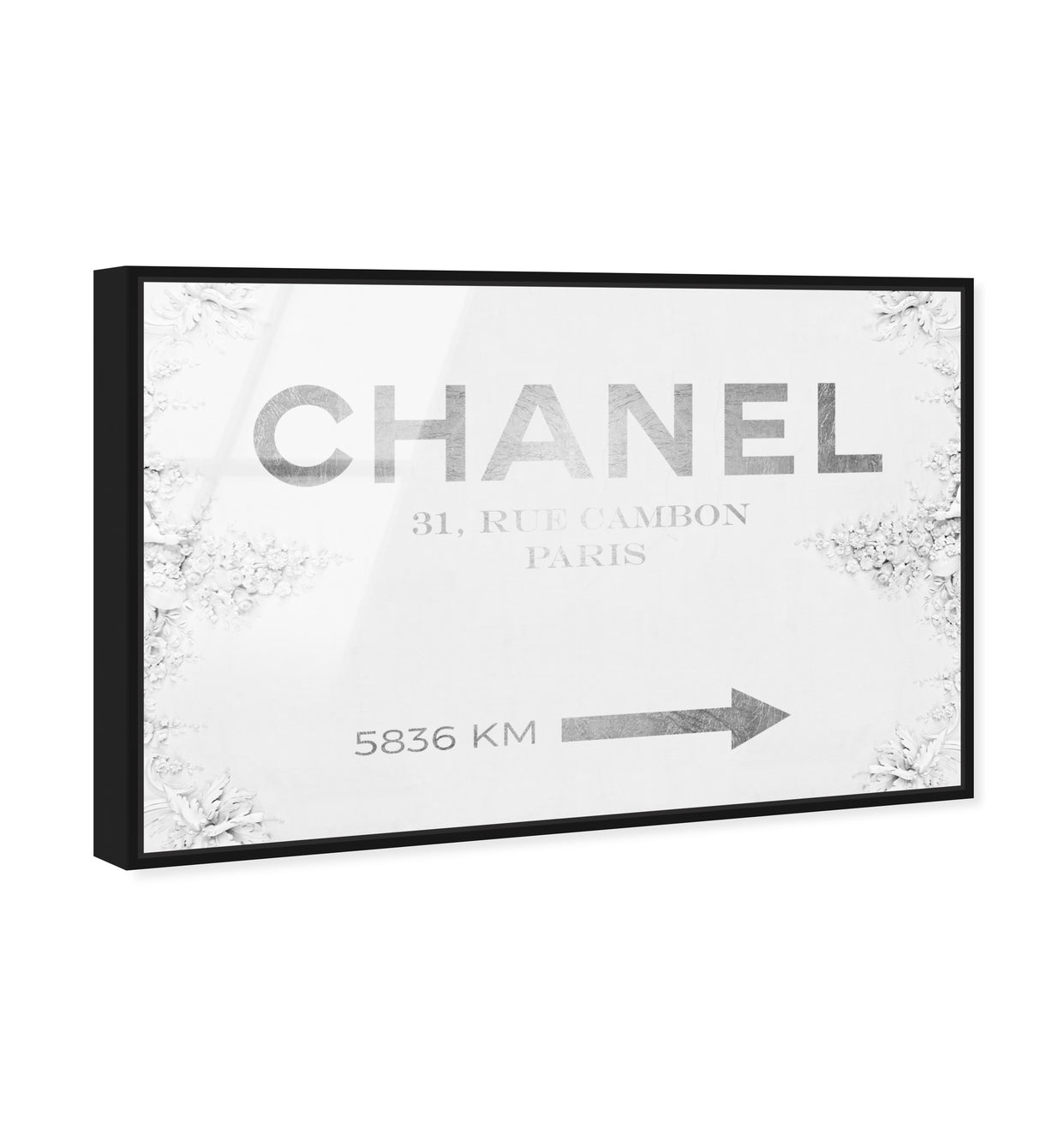 Couture Road Sign Classic | Fashion and Glam Wall Art by Oliver Gal