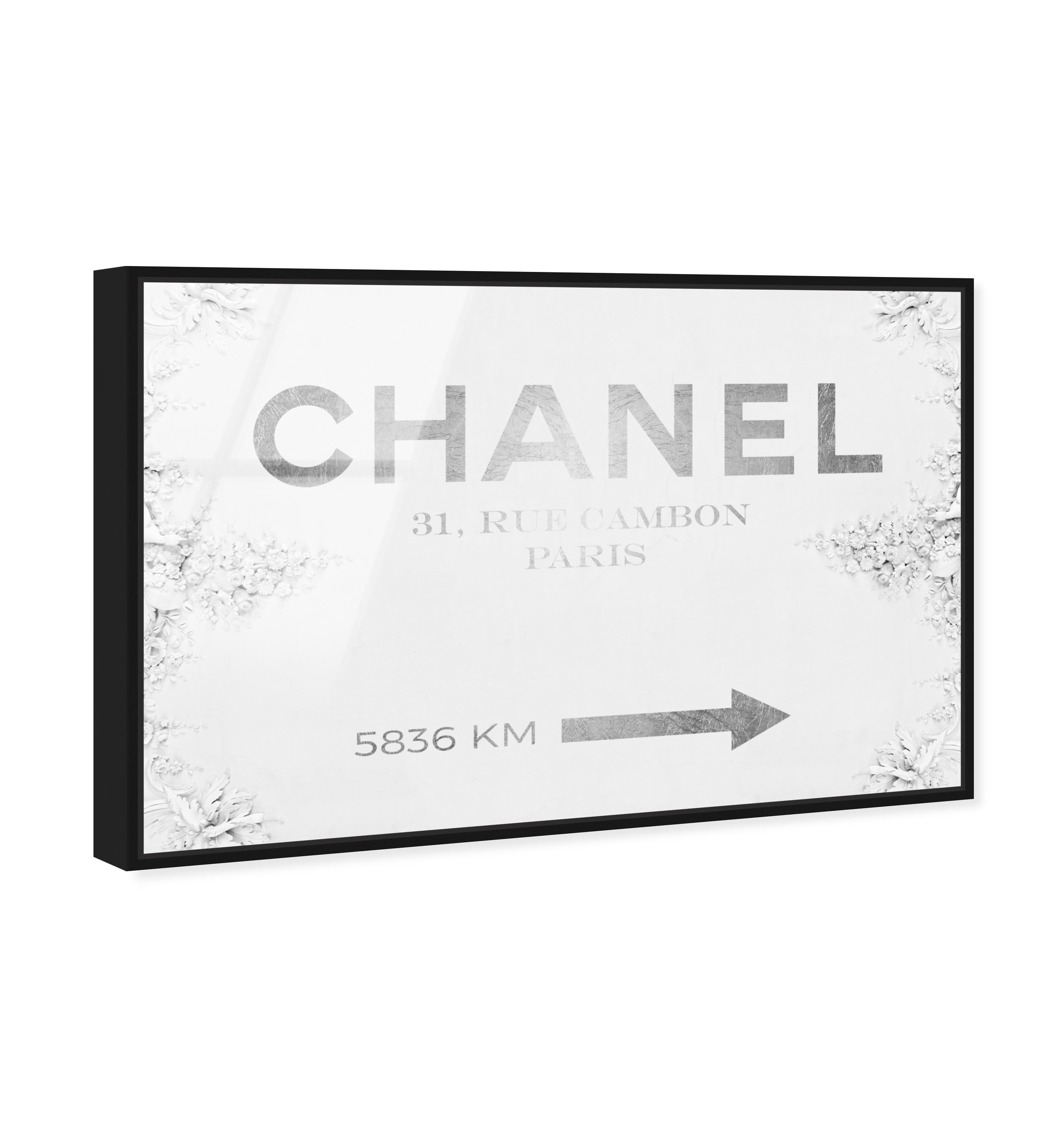 Couture Road Sign Classic | Fashion and Glam Wall Art by Oliver Gal