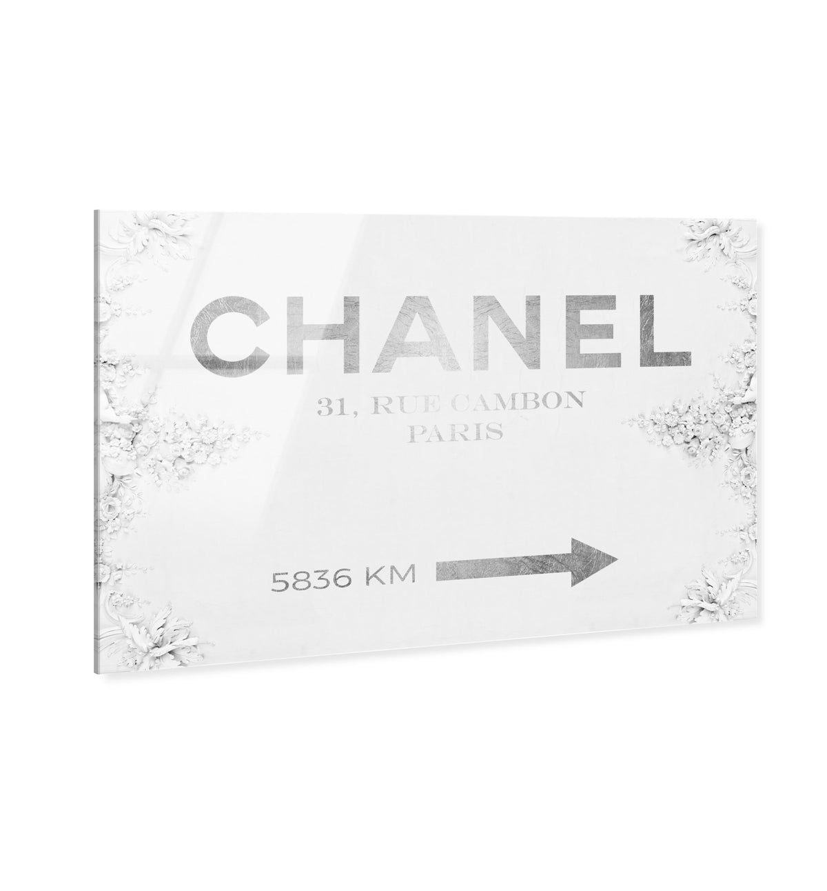 Couture Road Sign Classic | Fashion and Glam Wall Art by Oliver Gal