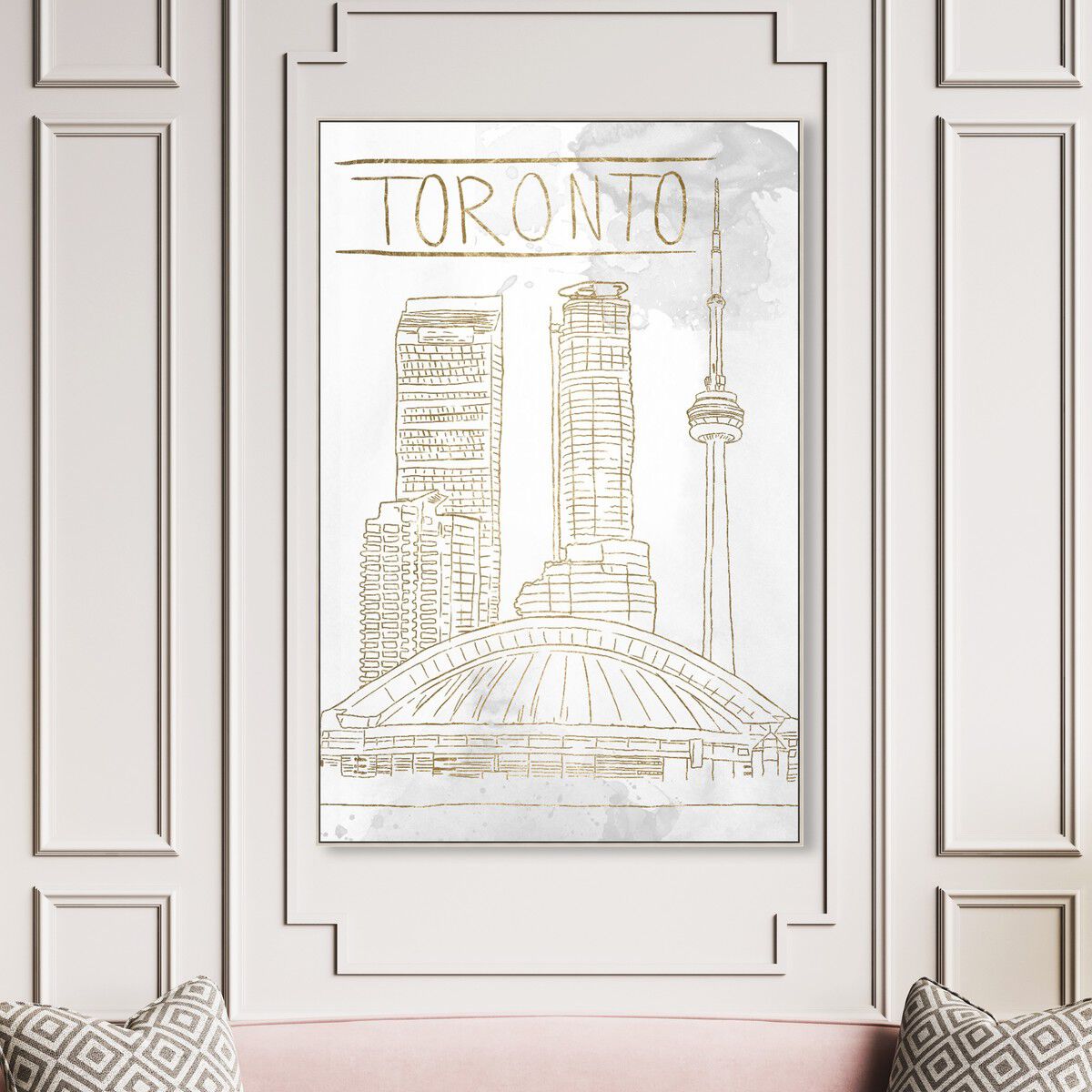 36x54/Framed Canvas/CFL