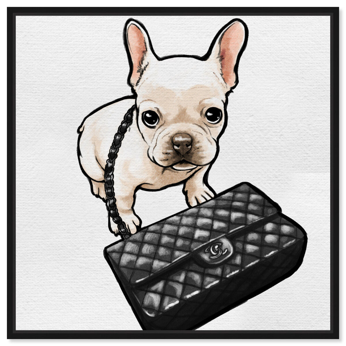 Oliver Gal O65-3 フレンチブルドッグ Classy French Classy Frenchie | By Oliver Gal