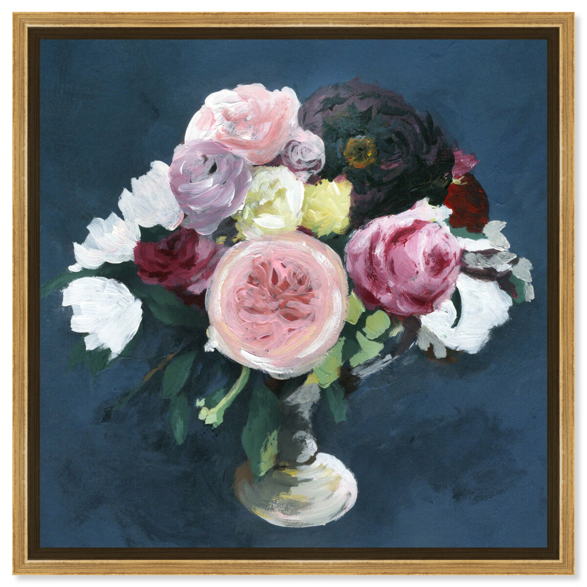 40x40/Framed Canvas/PSGLD