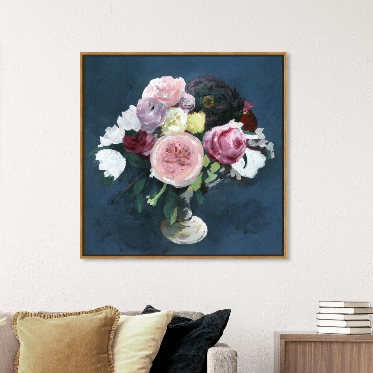 40x40/Framed Canvas/PSGLD