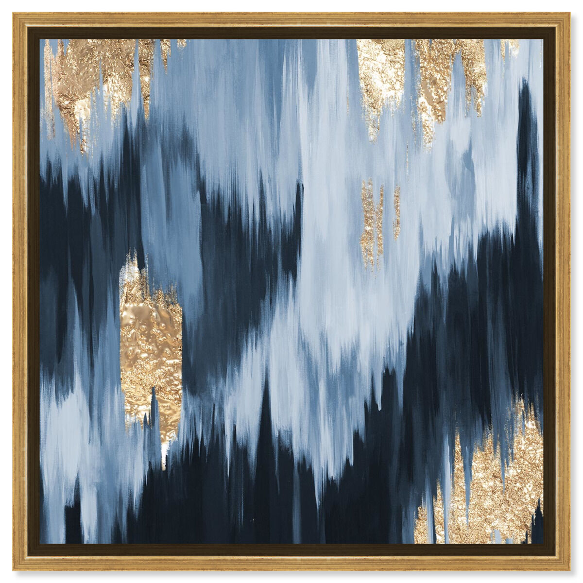 40x40/Framed Canvas/PSGLD