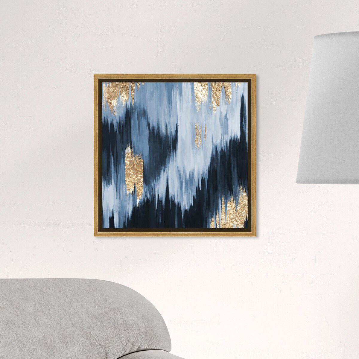 40x40/Framed Canvas/PSGLD