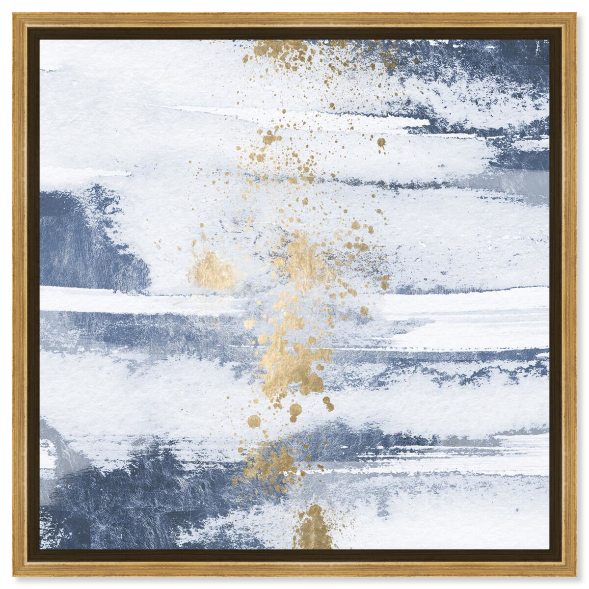 40x40/Framed Canvas/PSGLD