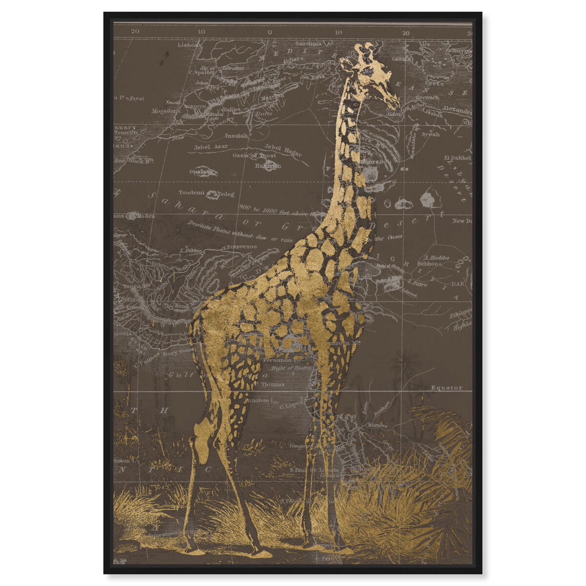 36x54/Framed Canvas/BFL