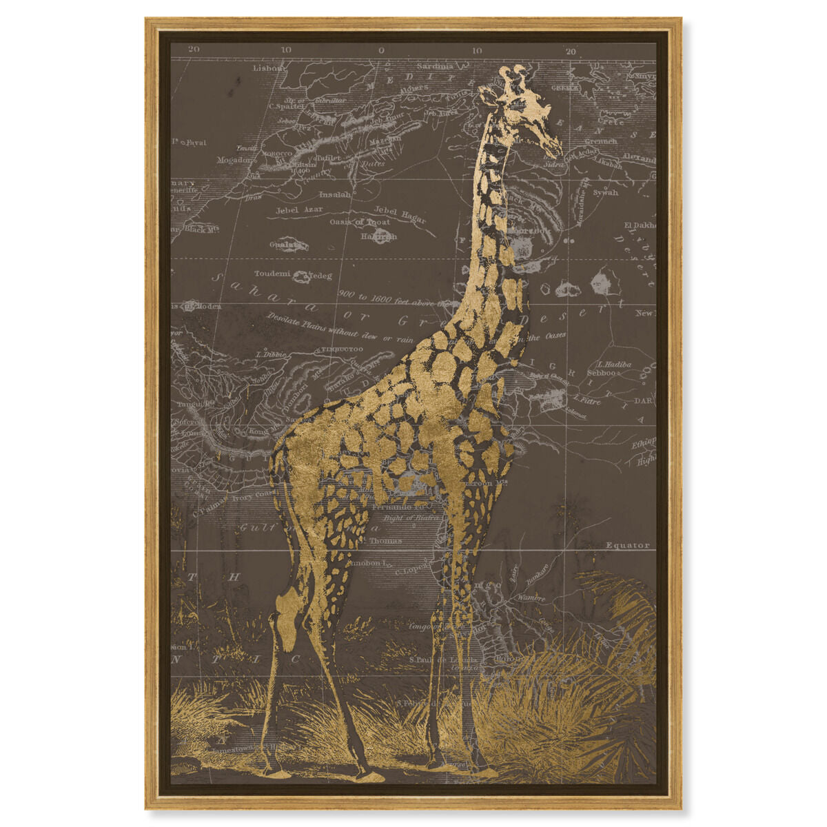 36x54/Framed Canvas/PSGLD