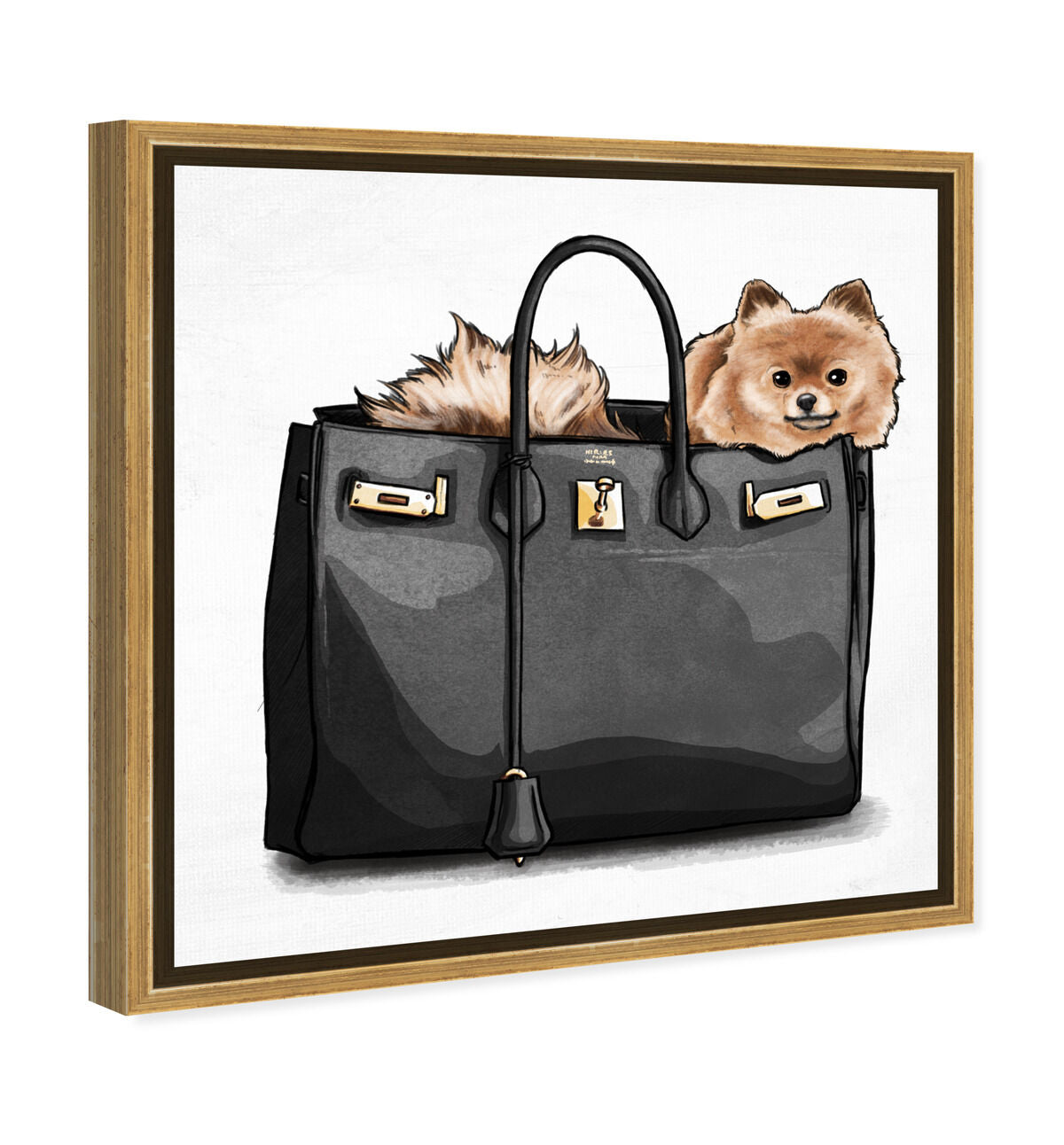 40x40/Framed Canvas/PSGLD