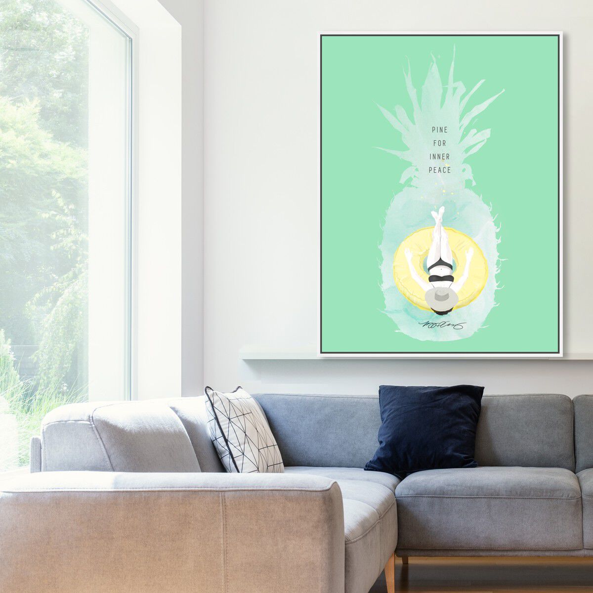 36x45/Framed Canvas/WFL