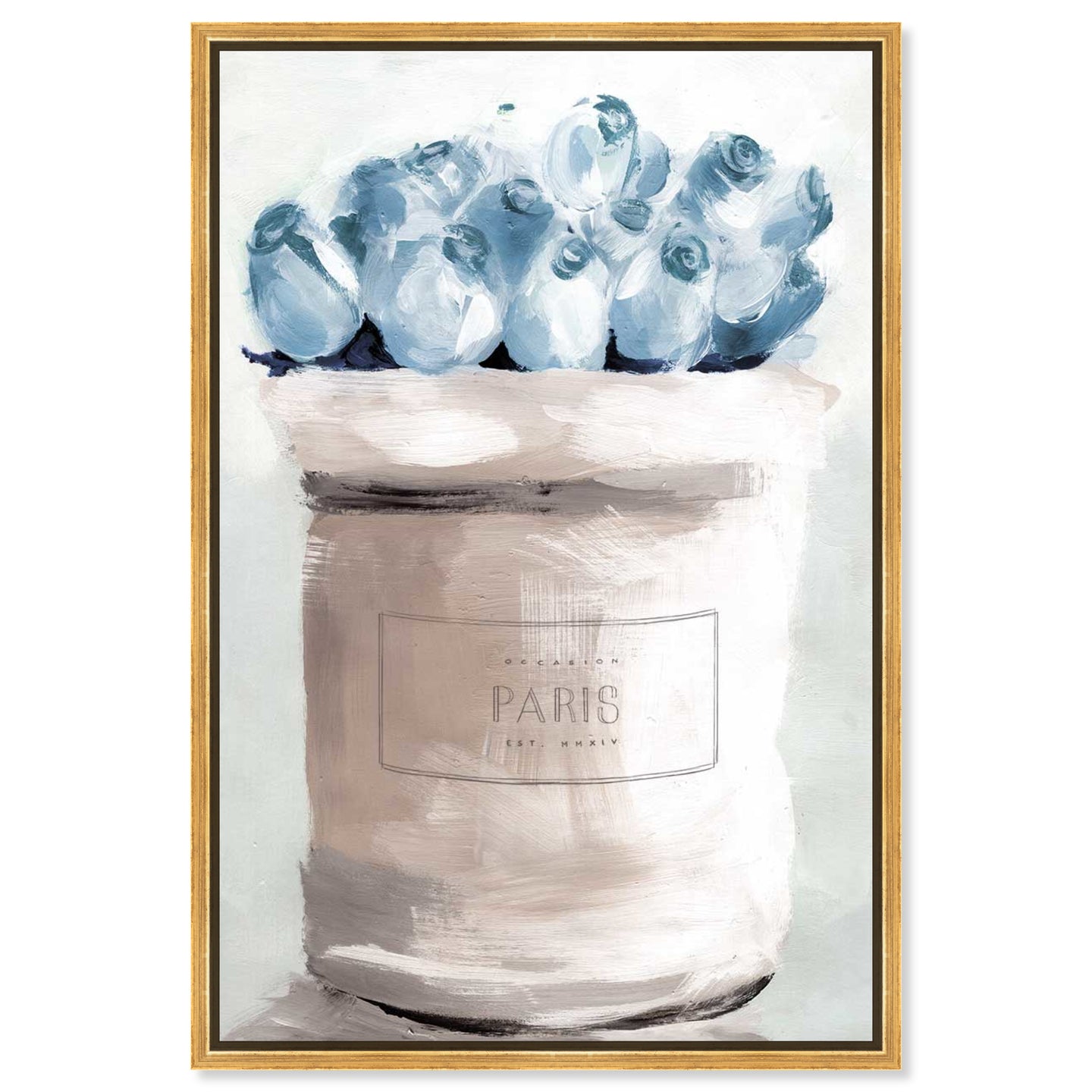 Blue Flowers From Paris
