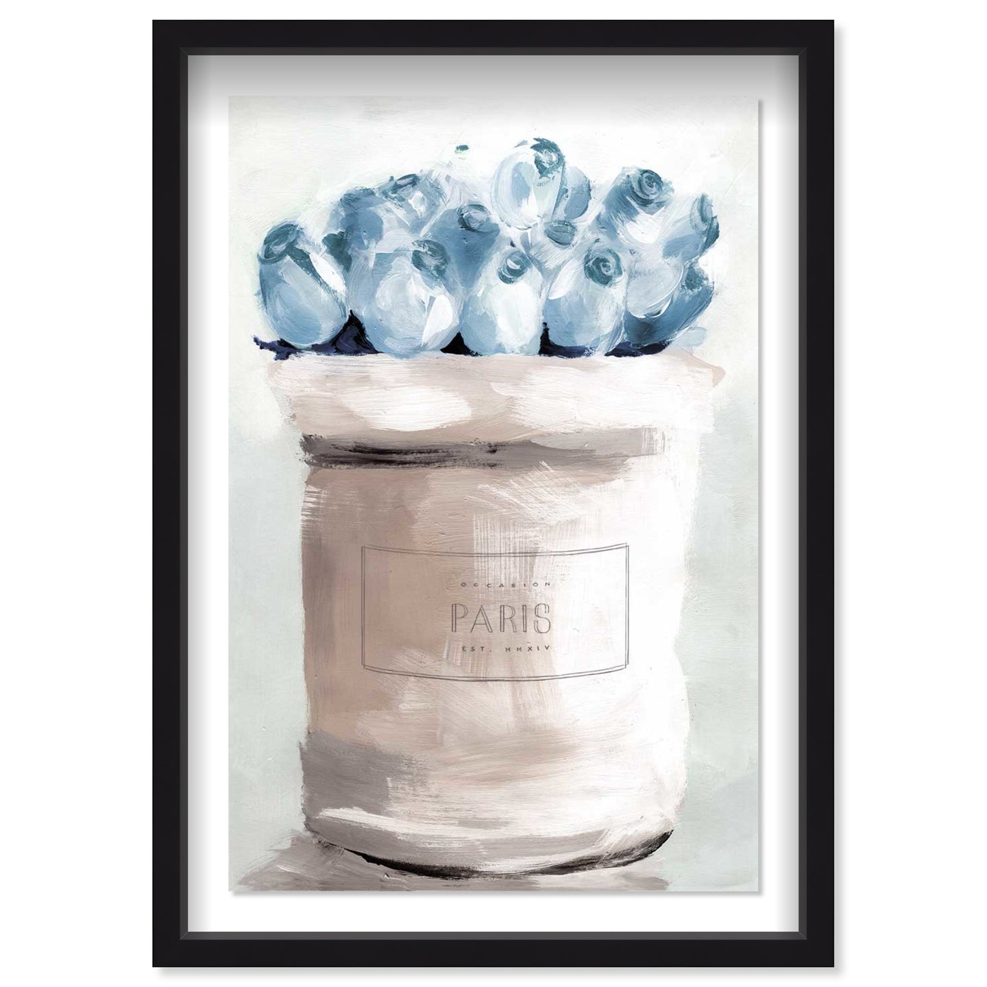 Blue Flowers From Paris