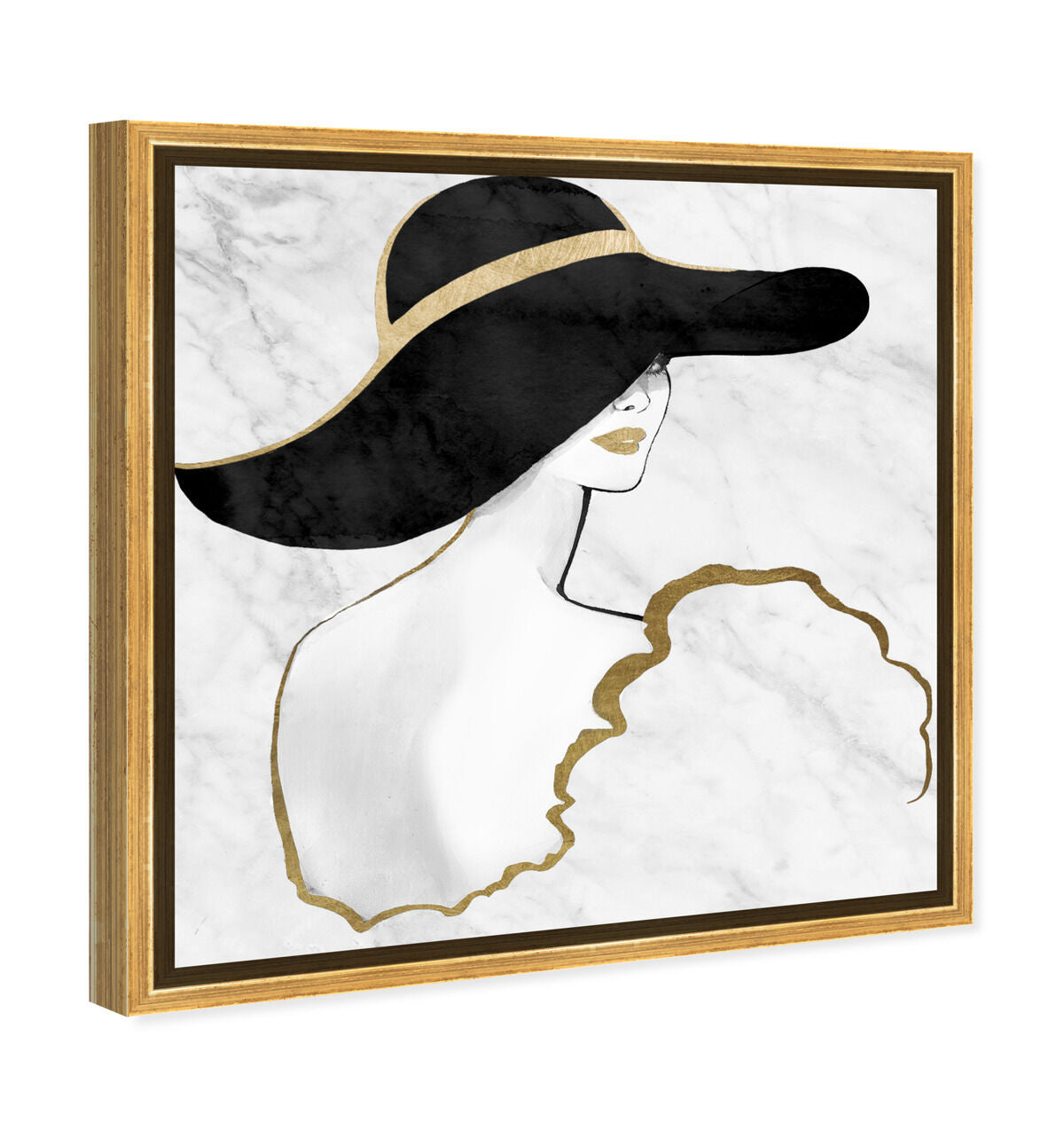 40x40/Framed Canvas/PSGLD