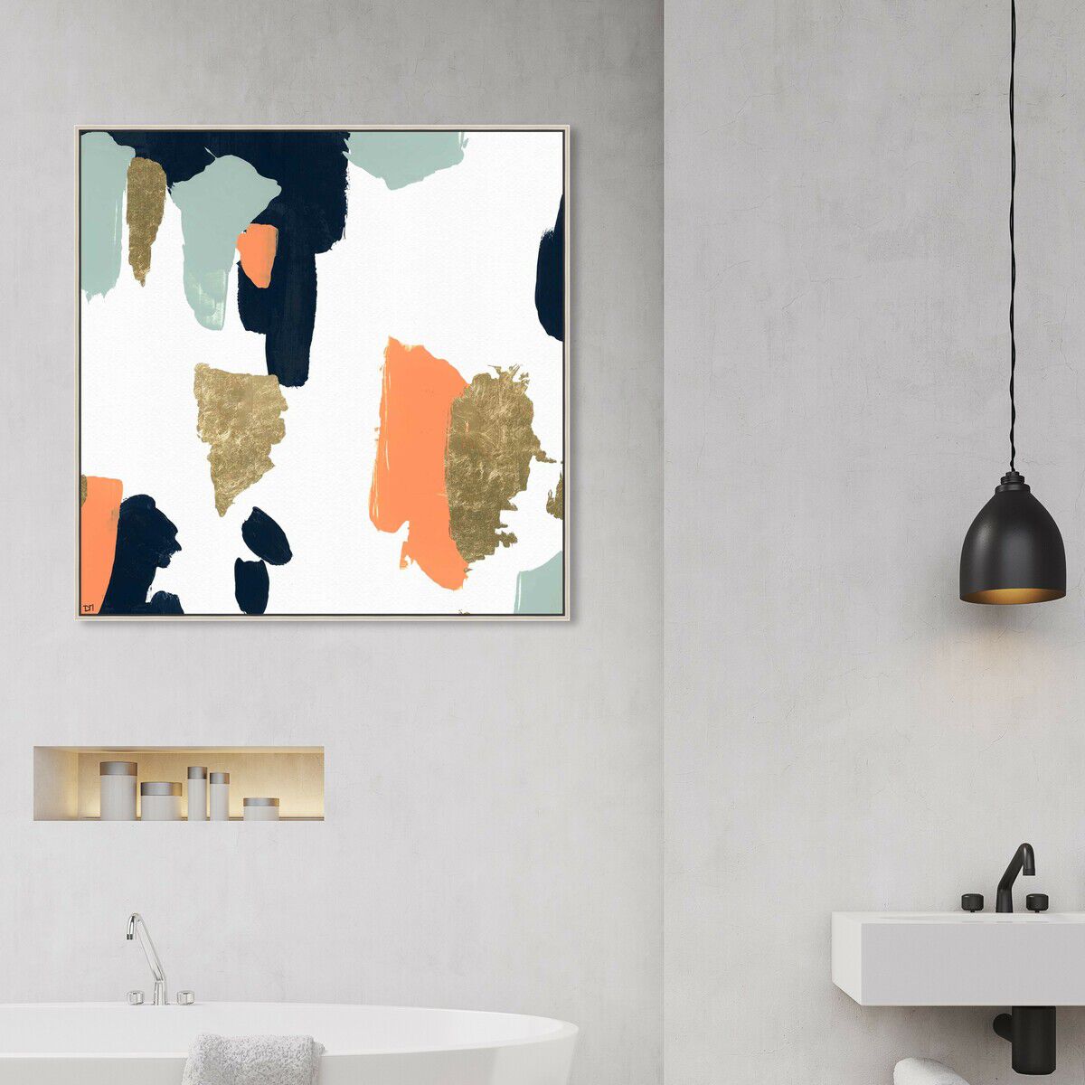 40x40/Framed Canvas/CFL