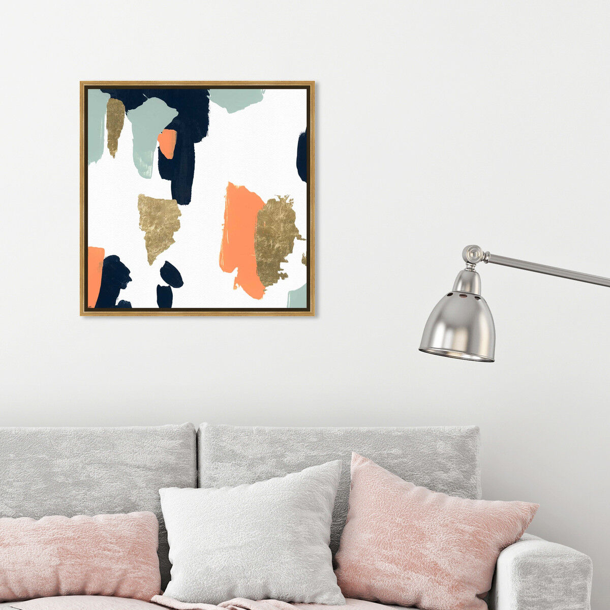 40x40/Framed Canvas/PSGLD