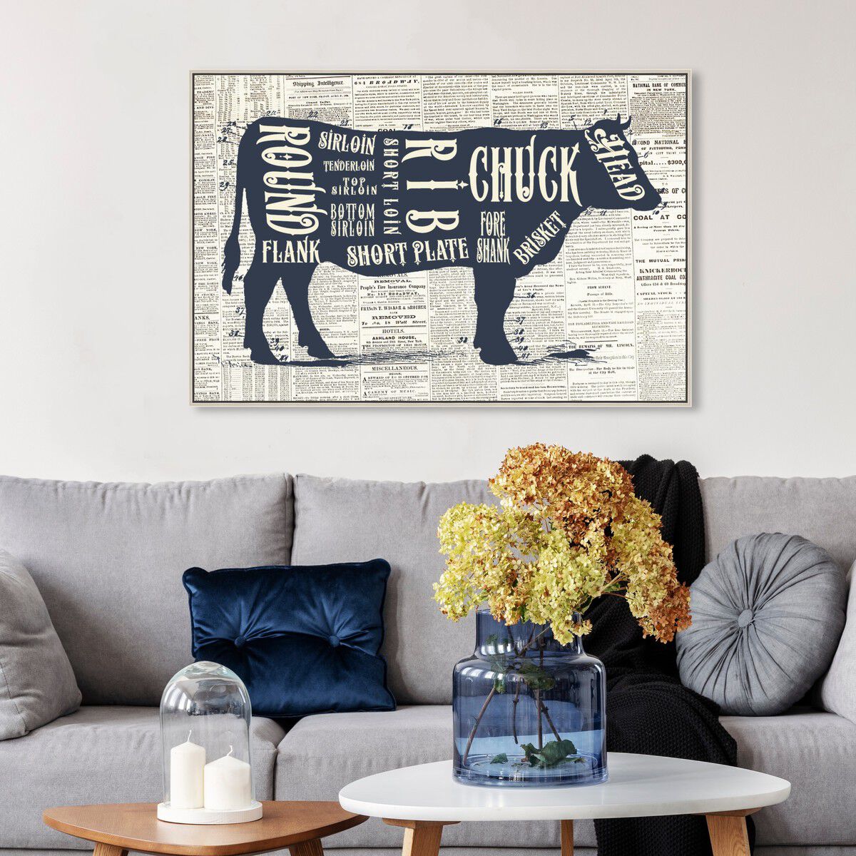 54x36/Framed Canvas/CFL
