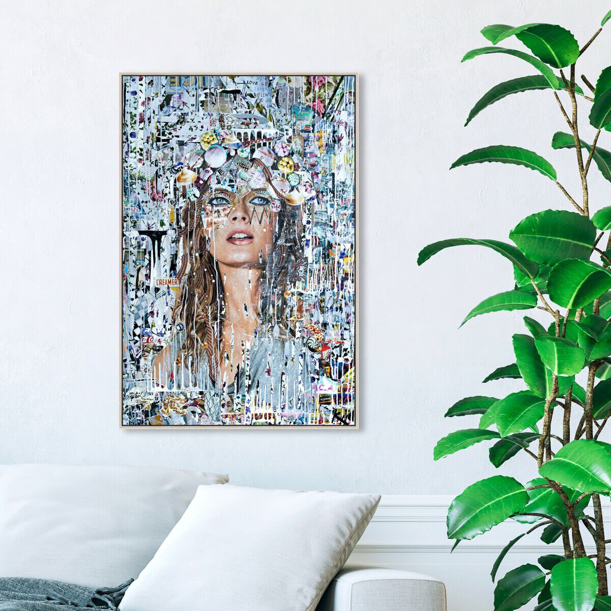 36x54/Framed Canvas/CFL