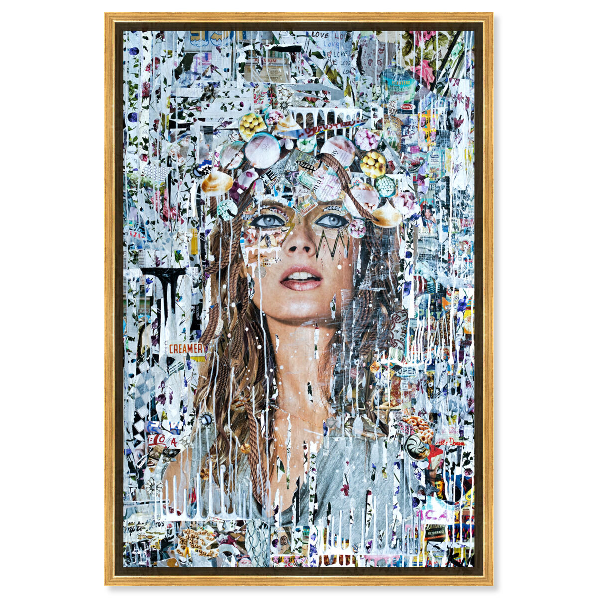 36x54/Framed Canvas/PSGLD
