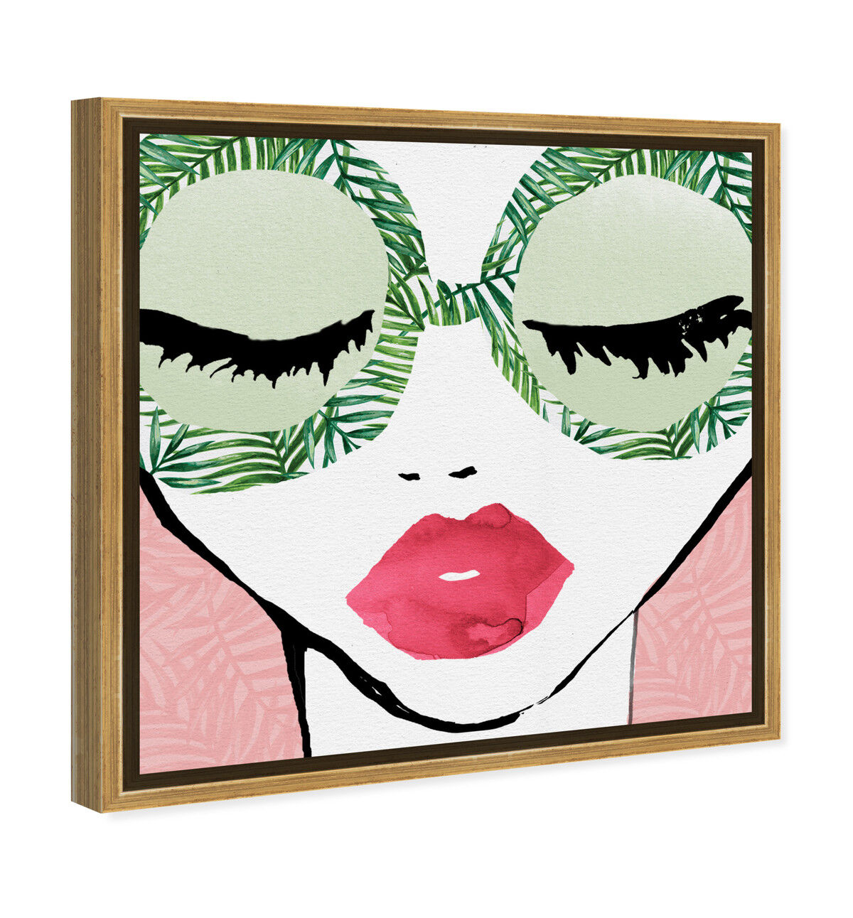 40x40/Framed Canvas/PSGLD