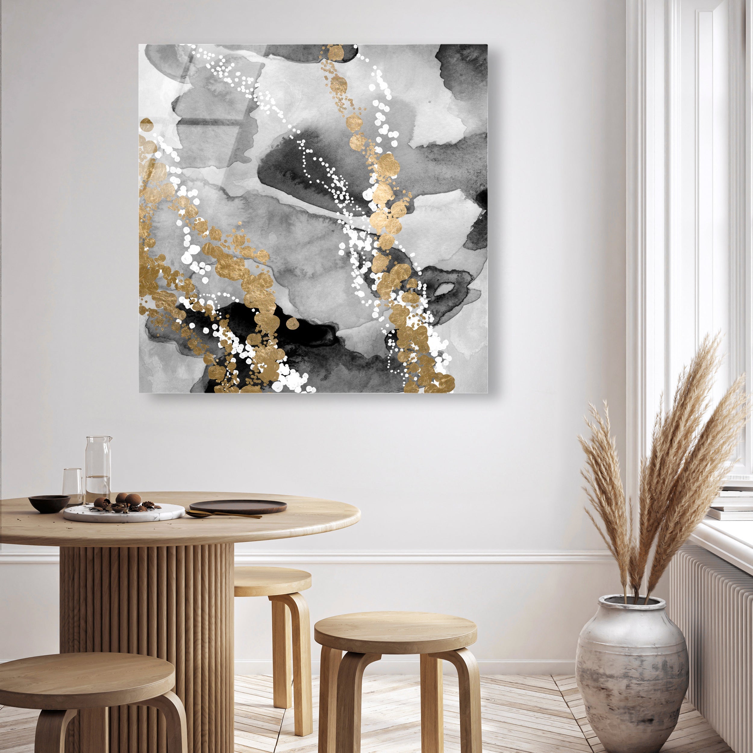 【OliverGal】オリバー・ガル　アート　絵画　BLACK &GOLD Luxury Black and Gold Abstract Wall Art | Oliver Gal