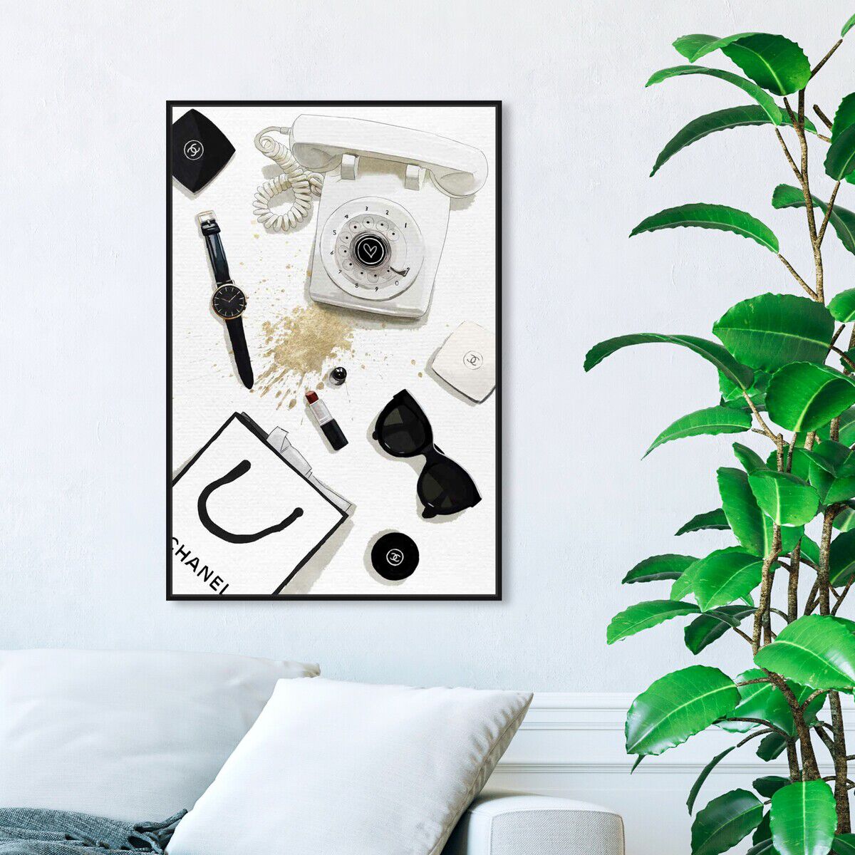 36x54/Framed Canvas/BFL