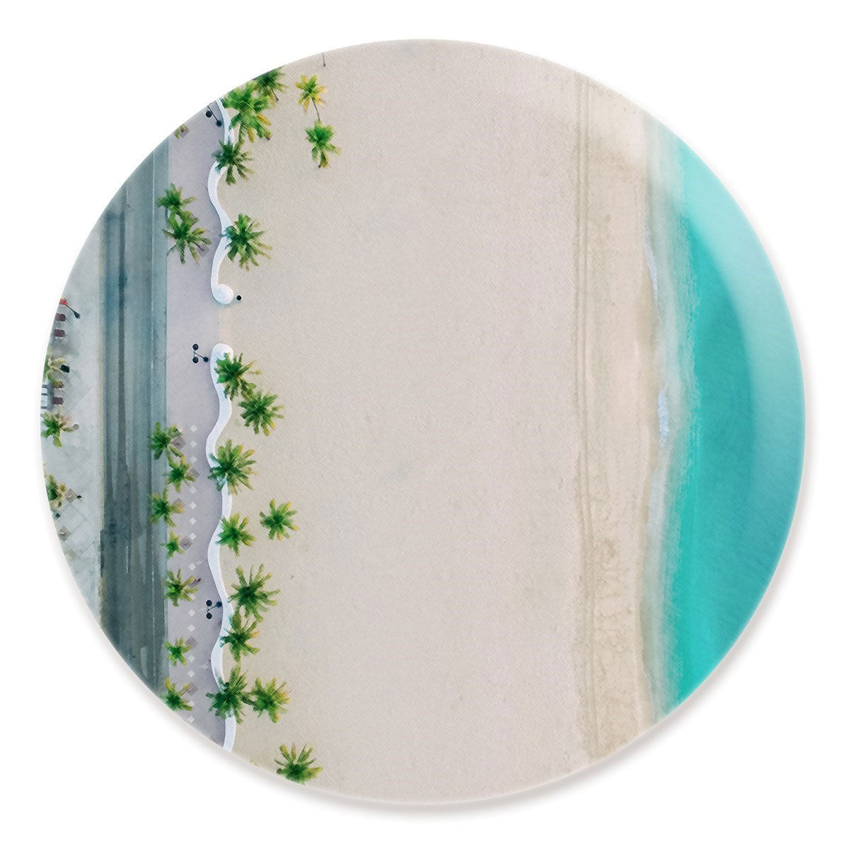 Beach Aerial Day Round