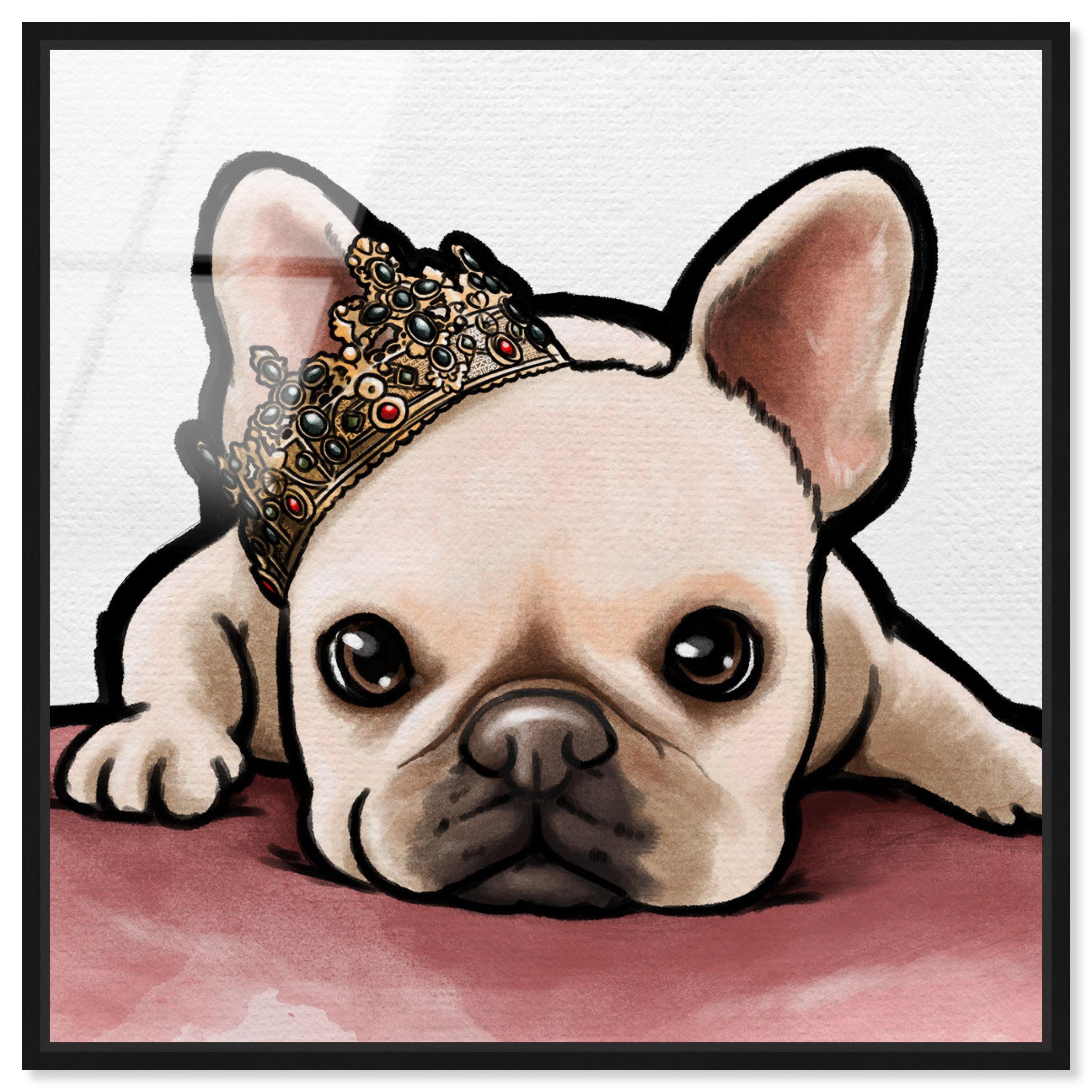 Royal Frenchie | By Oliver Gal