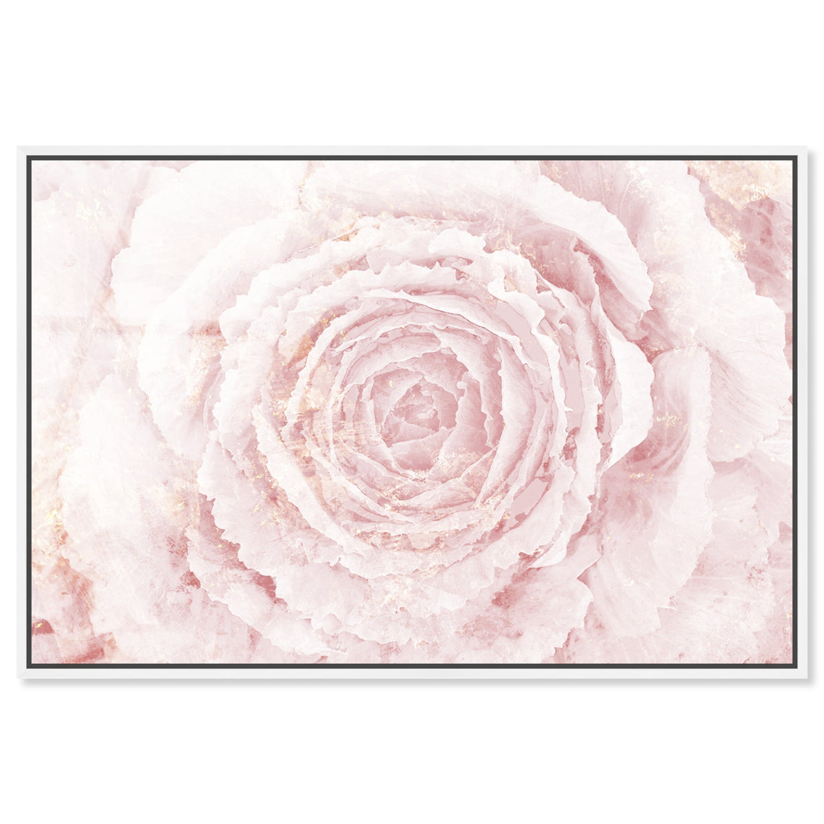 Blush Winter Flower Pink | Floral and Botanical Wall Art by Oliver Gal