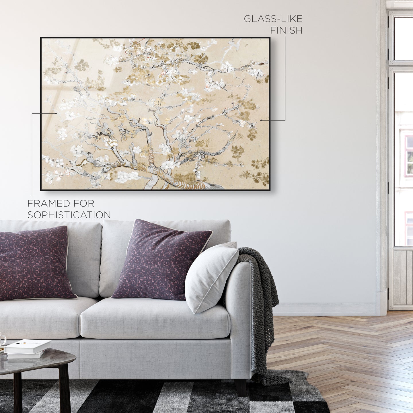 Van Gogh Inspired Floral Wall Art | Oliver Gal