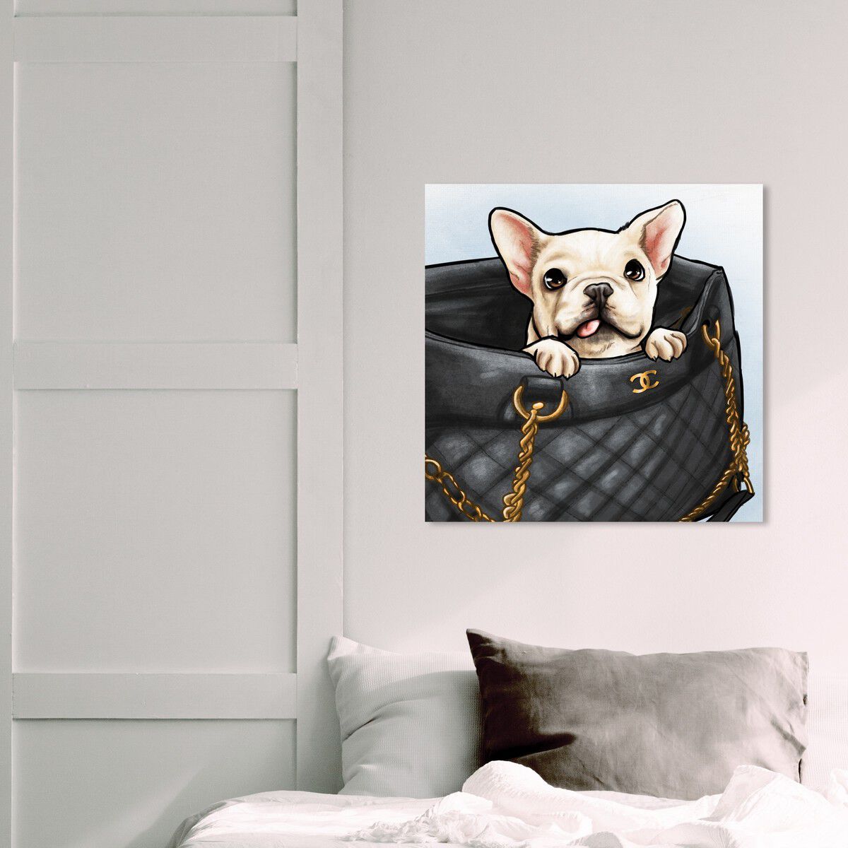 Peek a Boo Frenchie | By Oliver Gal