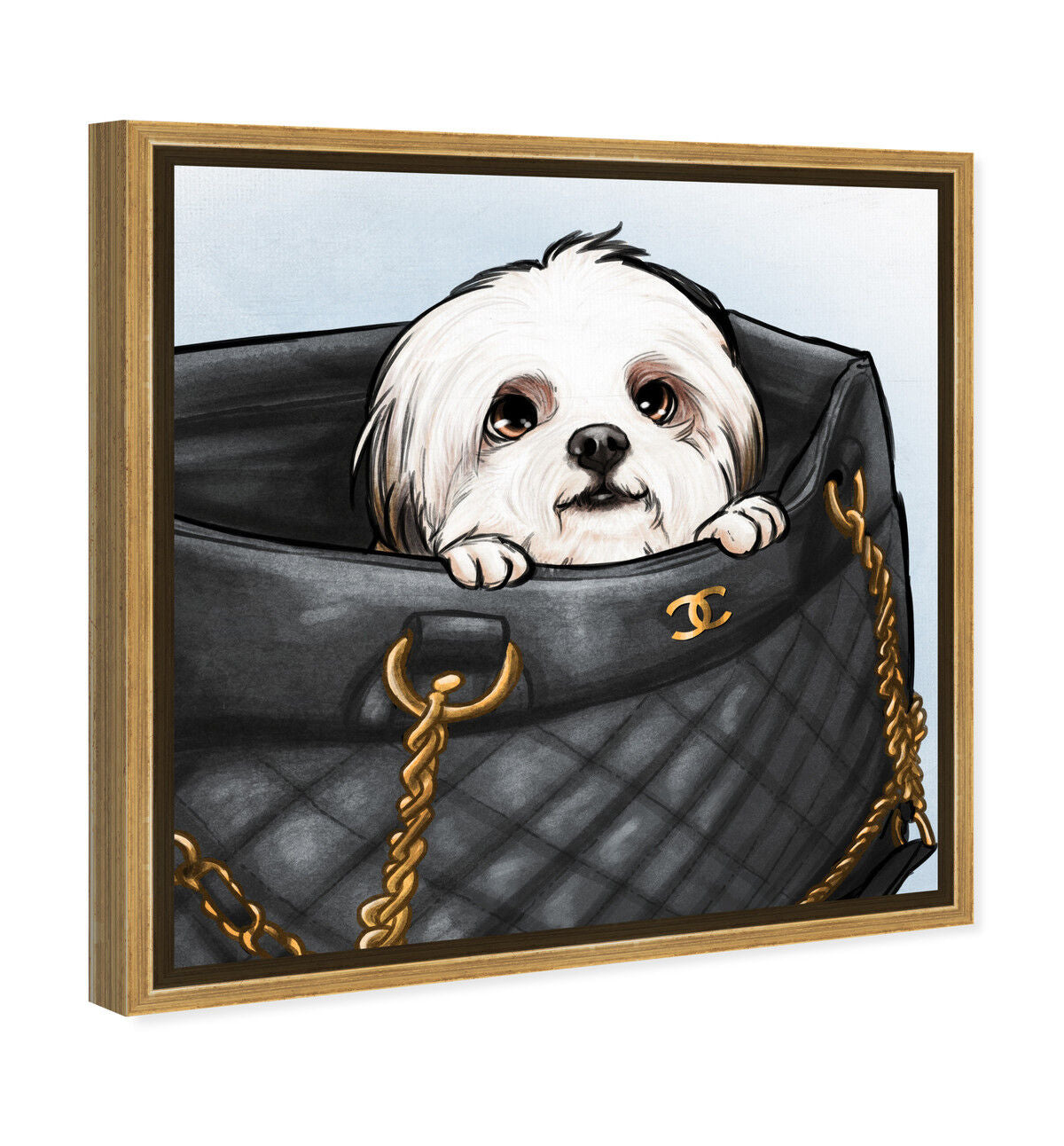 40x40/Framed Canvas/PSGLD