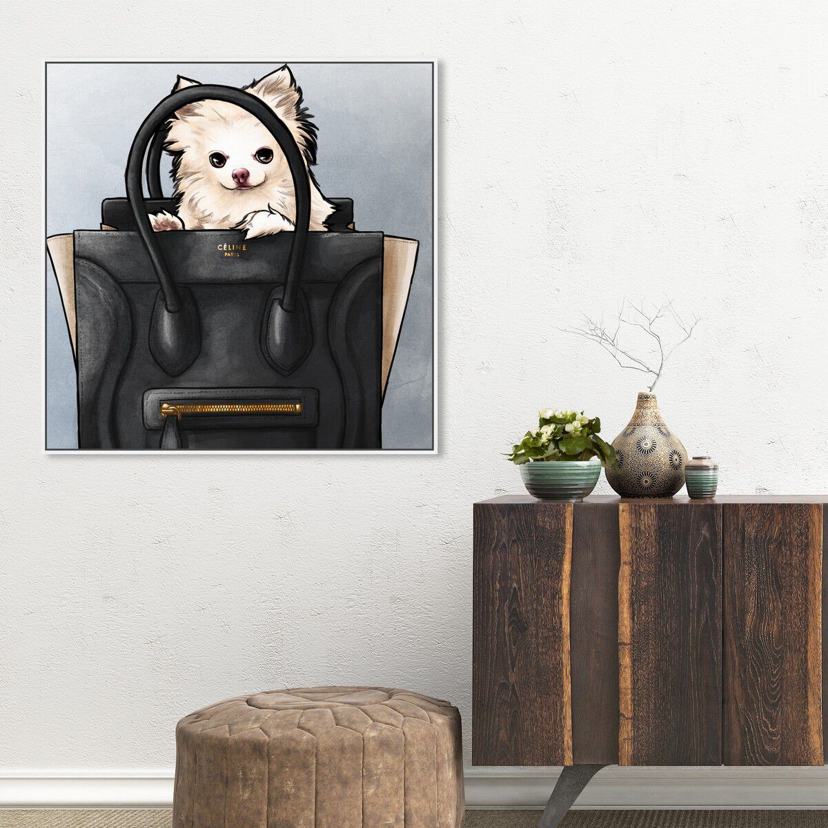 40x40/Framed Canvas/WFL