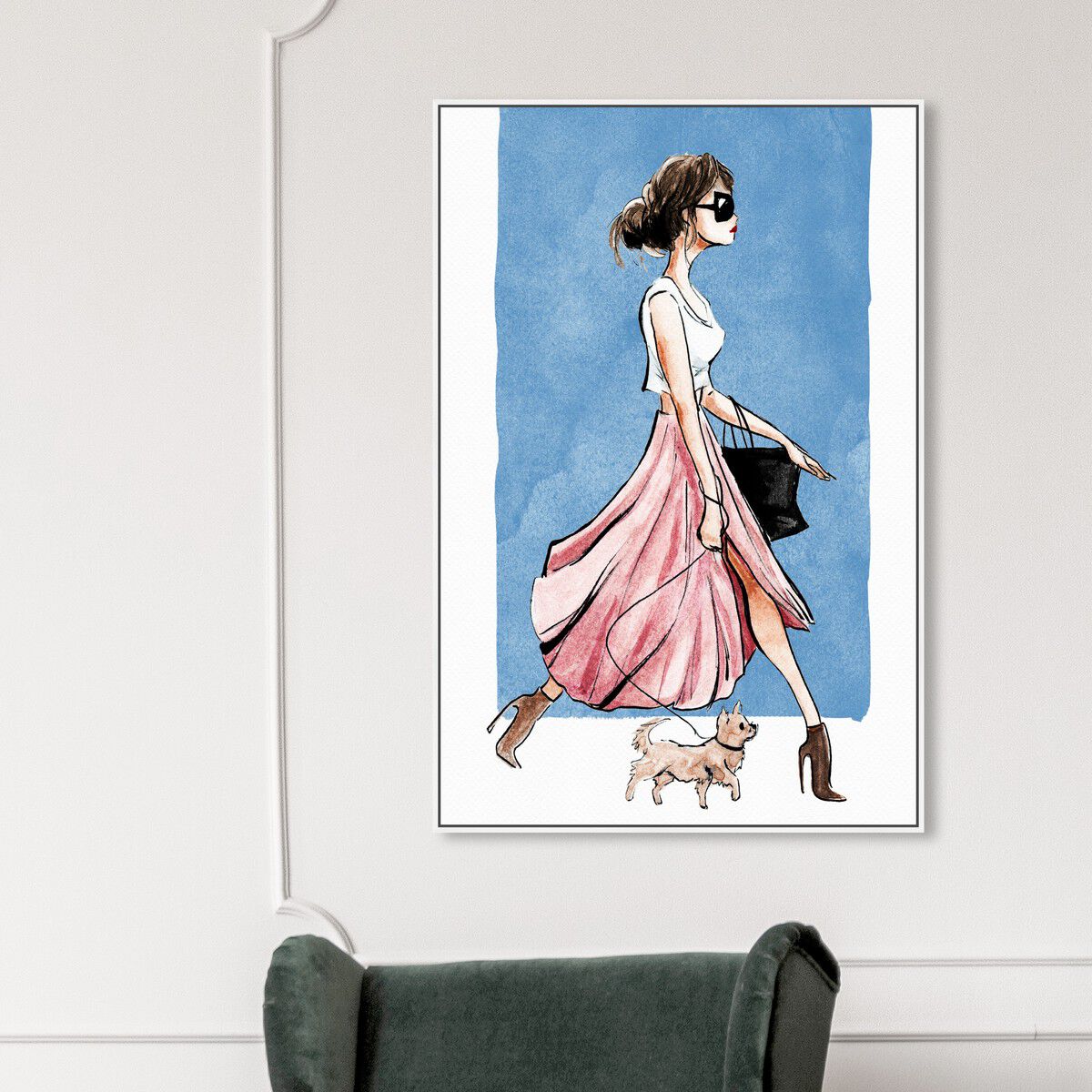 36x54/Framed Canvas/WFL