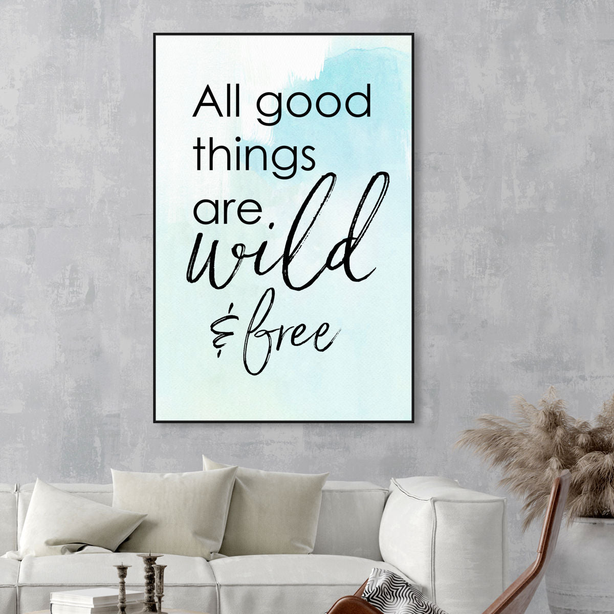 36x54/Framed Canvas/BFL