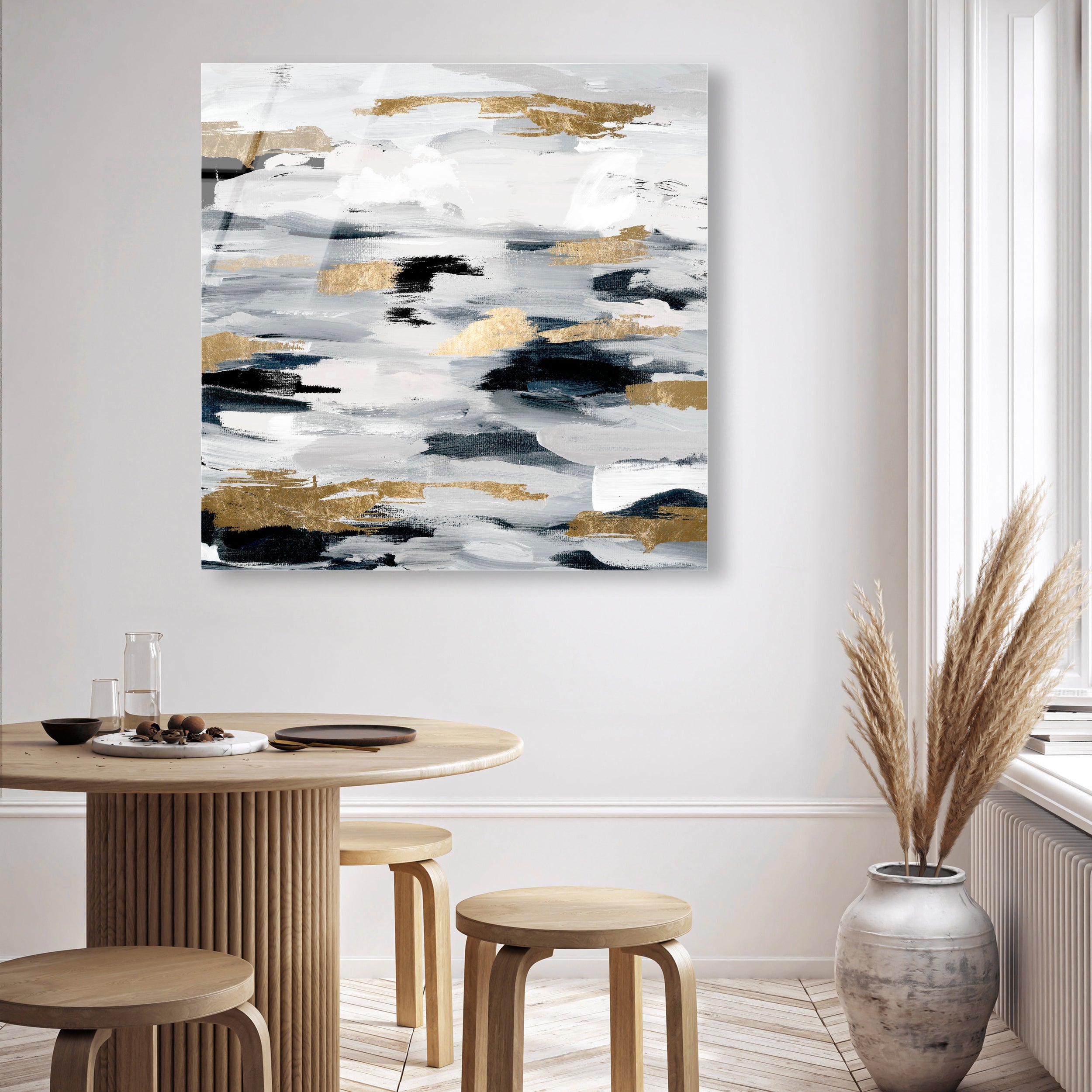 Luxury Black and Gold Abstract Wall Art | Oliver Gal