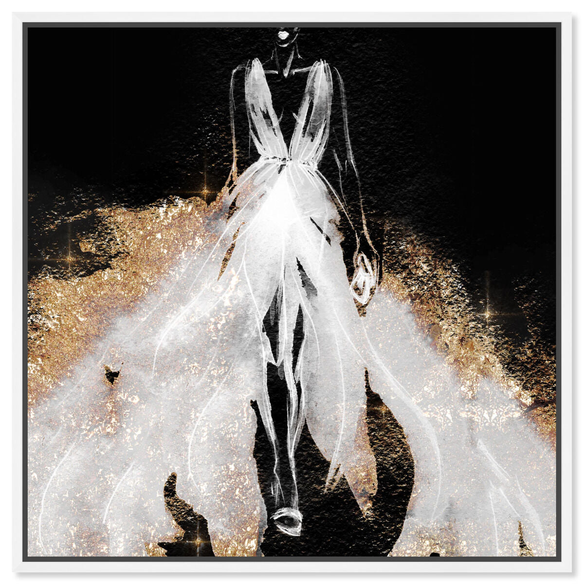 Oliver Gal☆NIGHT FOR STARS Night For Stars Elegance | Fashion and Glam Wall Art by Oliver Gal