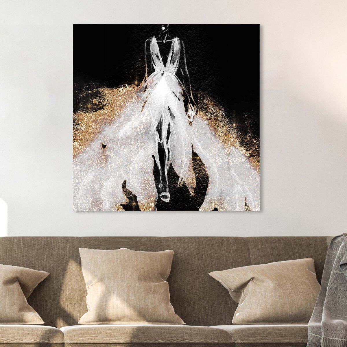 Night For Stars Elegance | Fashion and Glam Wall Art by Oliver Gal