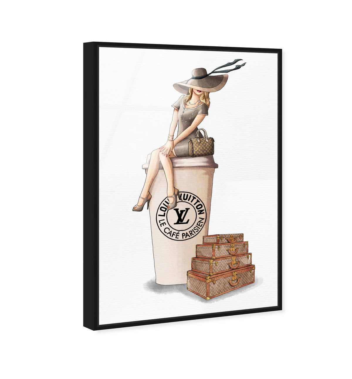 Cafe au Lait Paris | Fashion and Glam Wall Art by Oliver Gal