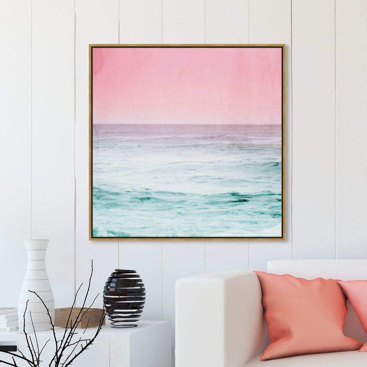 40x40/Framed Canvas/PSGLD
