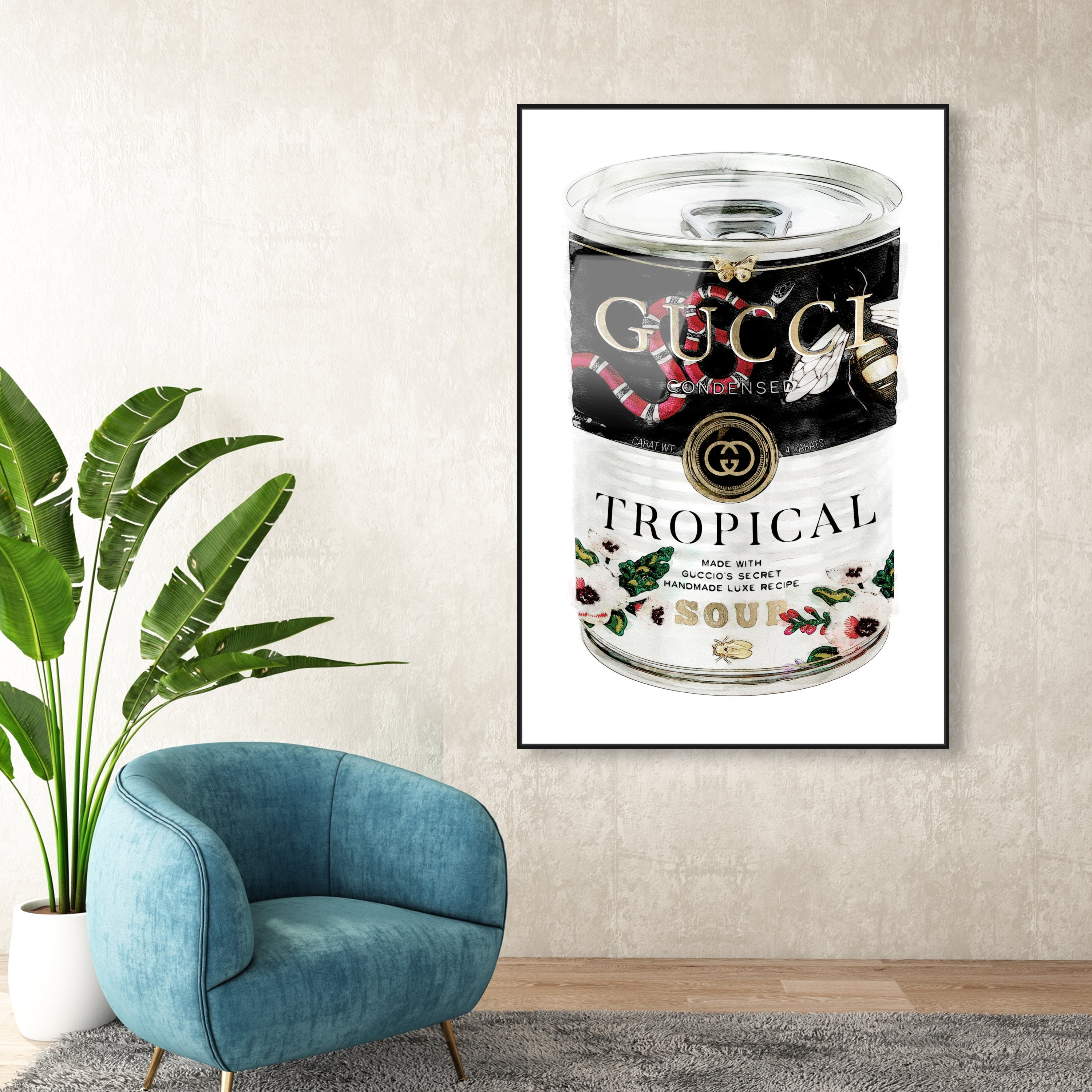 Italian Luxe Soup | Fashion and Glam Wall Art by Oliver Gal